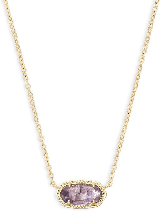 Kendra Scott Elisa Pendant Necklace for Women, 14K Gold Plated Fashion Jewelry