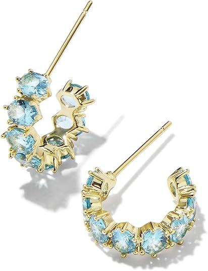 Kendra Scott Cailin Crystal Huggie Earrings, Fashion Jewelry For Women